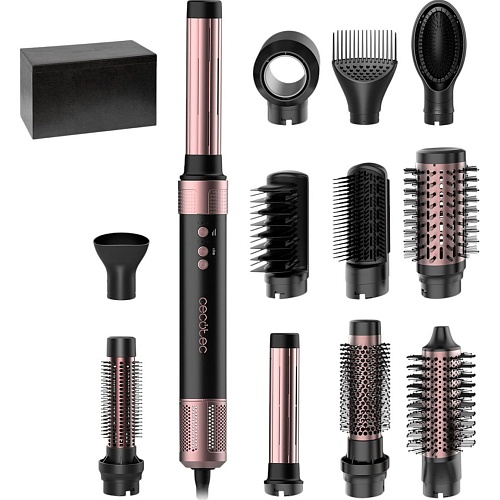 Фен-стайлер Cecotec Bamba CeramicCare 12in1 AirGlam Black (CCTC-00248) - придбати в Дніпрі, Україні: ціна, характеристики | інтернет-магазин TOUCH