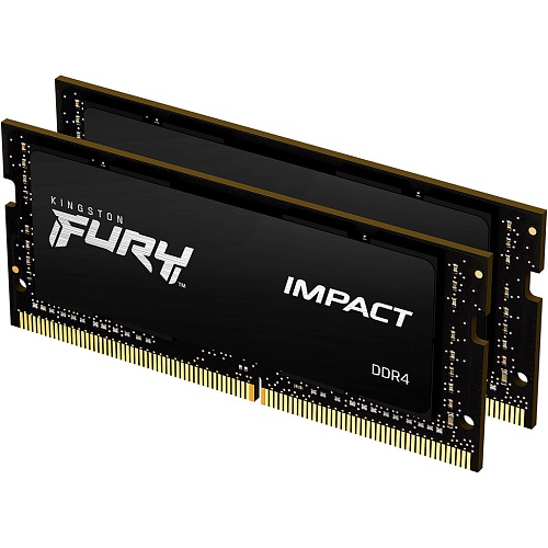 Модуль памяти SO-DIMM DDR4 Kingston FURY Impact 2x32GB 3200MHz (KF432S20IBK2/64)
