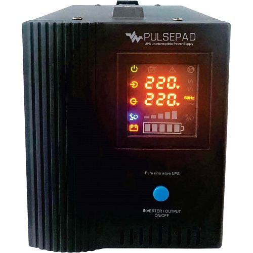 Джерело безперебійного живлення (ДБЖ) Pulsepad SINUS PRO 1000 12V (ФР-070532) - придбати в Дніпрі, Україні: ціна, характеристики | інтернет-магазин TOUCH