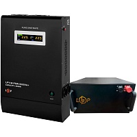 Источник бесперебойного питания (ИБП) LogicPower UPS W5000 + LiFePO4 5120W (24241)