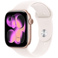 Смарт-часы Apple Watch Series 11 GPS 42mm Rose Gold Aluminum Case with Light Blush Sport Band M/L (MEU44)