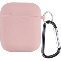 Чохол Silicone Case + Carabine для Apple AirPods Pink Sand - придбати в Дніпрі, Україні: ціна, характеристики | інтернет-магазин TOUCH