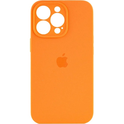 Чехол Silicone Case Camera Protect для Apple iPhone 16 Pro Orange AA