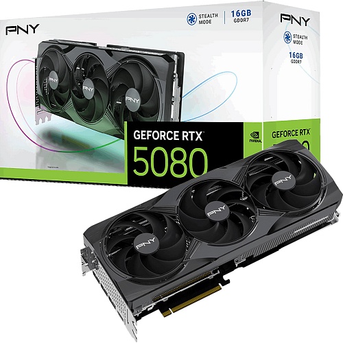 Відеокарта PNY GeForce RTX 5080 16GB (VCG508016TFXPB1) EU  - придбати в Дніпрі, Україні: ціна, характеристики | інтернет-магазин TOUCH