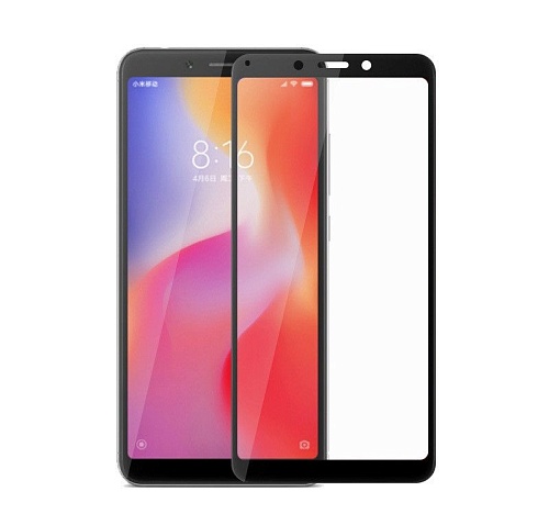 Защитное стекло 9D Full Cover Tempered Glass для Xiaomi Redmi 6 (Black)