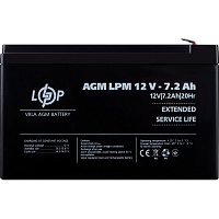 Акумулятор LogicPower AGM 12V (12V/7.2Ah/86.4Wh) (3863) - придбати в Дніпрі, Україні: ціна, характеристики | інтернет-магазин TOUCH