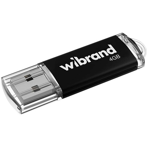 USB флеш-накопитель Wibrand Cougar 4GB USB-A 2.0 Black (WI2.0/CU4P1B)