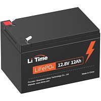 Акумулятор Li Time LiFePO4 12V (12.8V/12Ah/153.6Wh) (Li-Time-LiFePO4-12.8-12) - придбати в Дніпрі, Україні: ціна, характеристики | інтернет-магазин TOUCH