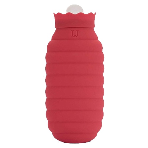 Грелка Xiaomi JORDAN & JUDY Silicone Hot Water Bag 620 мл (Red)