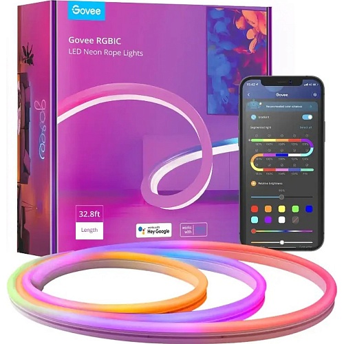 Светодиодная лента Govee RGBIC Led NEON ROPE 10 m