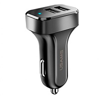Автомобільний зарядний пристрій Usams C13 Double USB 2.1A (Black) - придбати в Дніпрі, Україні: ціна, характеристики | інтернет-магазин TOUCH