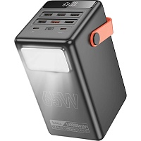 Зовнішній акумулятор Hoco Centurion DB03 Max 100000mAh 65W Black - придбати в Дніпрі, Україні: ціна, характеристики | інтернет-магазин TOUCH