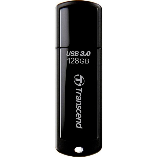 USB флеш-накопитель Transcend JetFlash 700 128GB USB-A 3.0 Black (TS128GJF700)