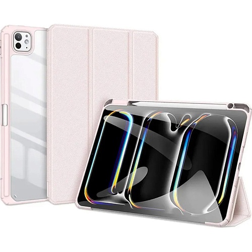 Чехол-книжка Dux Ducis Toby Series With Pencil Holder для Apple iPad Pro 13" M4/M5 (2024-2025) Pink