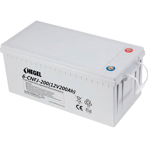 Аккумулятор Hegel GEL 12V (12V/200Ah/2400Wh) (6-CNFJ-200)