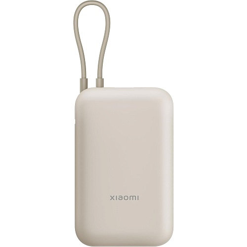 Внешний аккумулятор Xiaomi Integrated Cable 10000mAh 22.5W Beige (BHR9072GL)