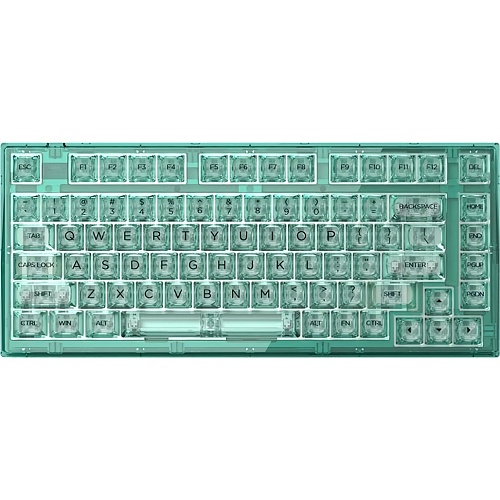 Клавиатура FL Esports Q75 SAM Kailh Clione Limacina Green/Transparent Azure Green Ice SA (Q75SAM-4679)