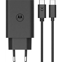 Сетевое зарядное устройство Motorola TurboPower 68W USB-C + Type-C to Type-C Сable Black (MC-682N)