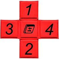 Спортивный мат EasyFit Red (EF-mat-R)