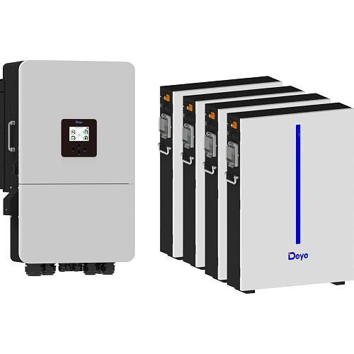 Система хранения энергии Deye SUN-20K-SG05LP3-EU-SM2 20kW + 4 АКБ RW-M6.1-B 24.5kWh (51.2V/120Ah/6144Wh)