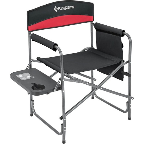 Складной стул KingCamp Folding Director Chair Black/Red (2248.65.51)