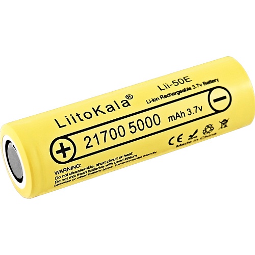Акумулятор LiitoKala 21700 5000mAh Li-ion 1шт (Lii-50E) - придбати в Дніпрі, Україні: ціна, характеристики | інтернет-магазин TOUCH