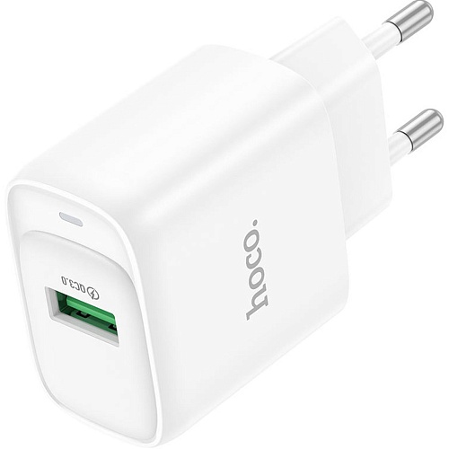 Сетевое зарядное устройство Hoco C140A Smart QC3.0 18W White (6942007627795)