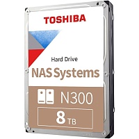 Жесткий диск 3.5" Toshiba N300 8TB SATA 512MB (MN10ADA800S)