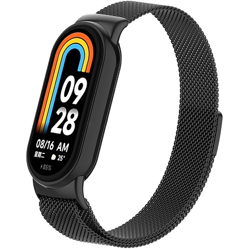 Ремешок ArmorStandart Milanese Magnetic Band для Xiaomi Smart Band 8 / 9 / 10 Black (ARM86890)