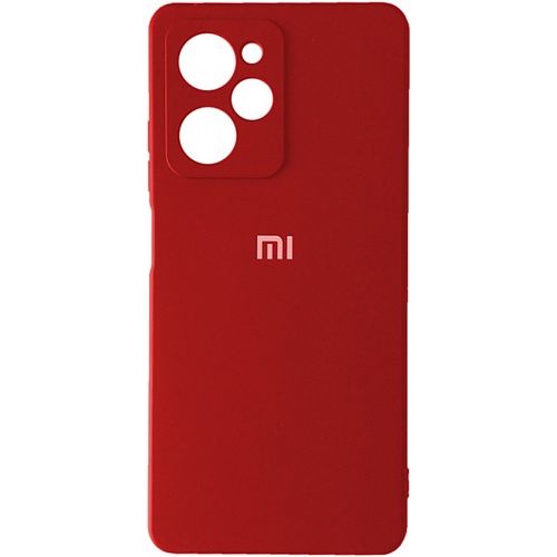 Чехол Full Silicone Case для Xiaomi Poco X5 Pro 5G Red