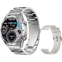 Смарт-часы Haylou Solar 5 (LS20) Silicone+ Stainless steel strap Silver 