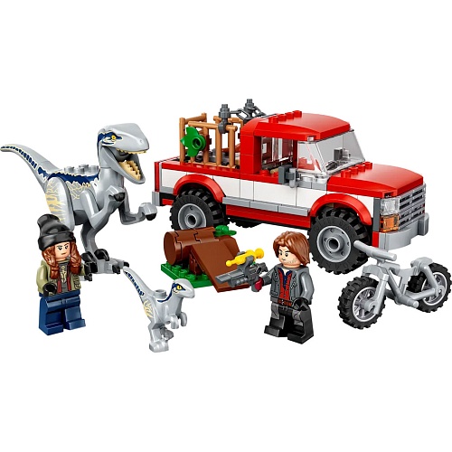 Конструктор LEGO Jurassic World Блу и поимка бета-велоцираптора (76946)