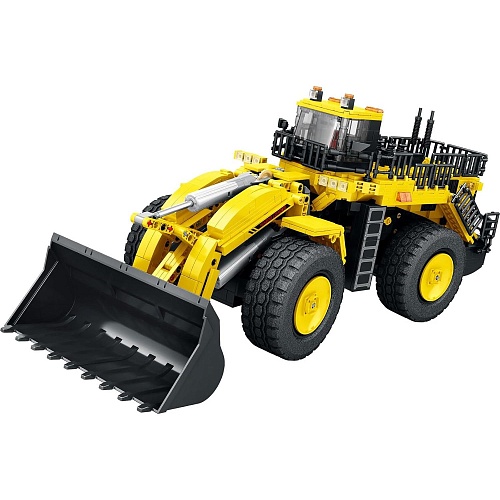 Конструктор Reobrix Mechanical Фронтальний навантажувач з пультом Yellow/Black (22009) - придбати в Дніпрі, Україні: ціна, характеристики | інтернет-магазин TOUCH