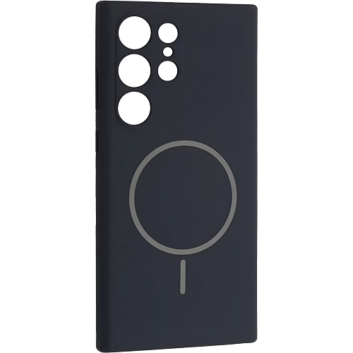 Чехол DK Luxury Silicone Case with MagSafe для Samsung Galaxy S25 Ultra Midnight Blue