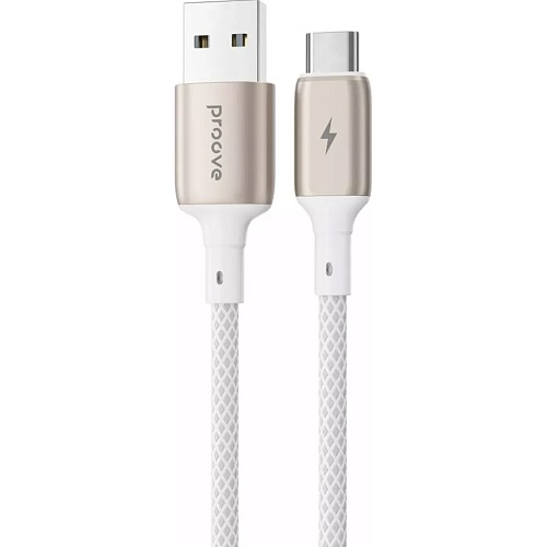 Кабель Proove Dense Metal USB-A to USB-С 1m White (CCDM20001202)