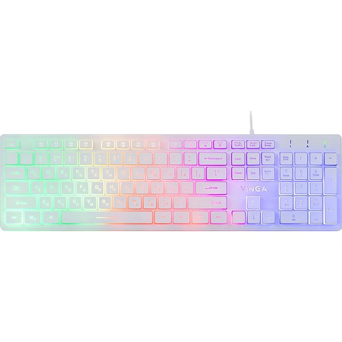 Клавиатура Vinga KB410 White