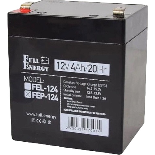Аккумулятор Full Energy FEP-124 AGM 12V (12V/4Ah/48Wh)