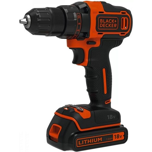 Дрель-шуруповерт Black+Decker BDCDD186KB