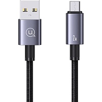 Кабель Usams US-SJ668 USB-A to Micro-USB 2A 1.2m Tarnish - придбати в Дніпрі, Україні: ціна, характеристики | інтернет-магазин TOUCH