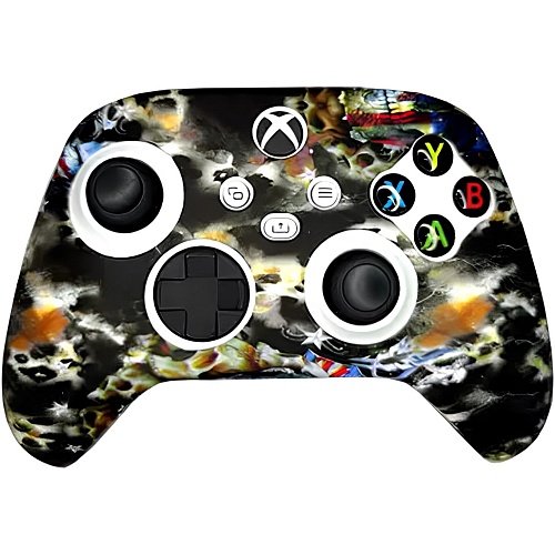 Чохол на геймпад Dobe Silicone Case для Xbox Series X/S Controller Grey Sculls - придбати в Дніпрі, Україні: ціна, характеристики | інтернет-магазин TOUCH