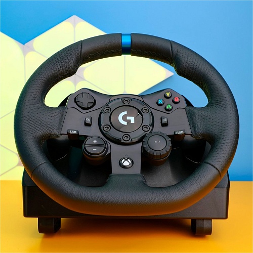 Игровой руль с педалями Logitech G923 Racing Wheel для Xbox/PC (941-000158) Б/У