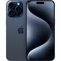 Смартфон Apple iPhone 15 Pro 128GB Blue Titanium (MTV03) Відновлений - придбати в Дніпрі, Україні: ціна, характеристики | інтернет-магазин TOUCH
