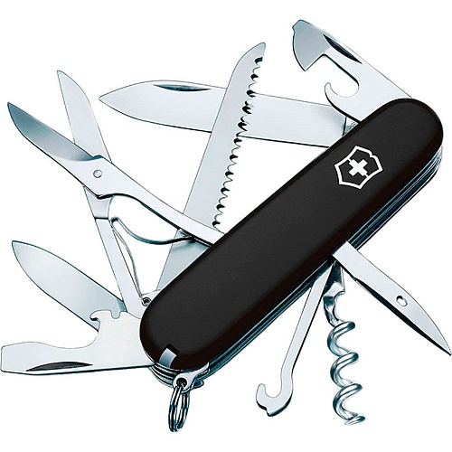 Нож Victorinox Huntsman (1.3713.3B1) Black Blister