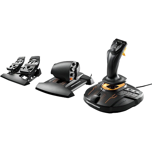 Джойстик с рычагом управления двигателем и педалями Thrustmaster T.16000M FC Flight Pack (2960782)