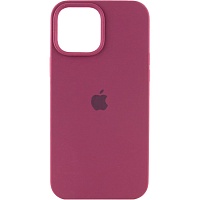 Чехол Silicone Case для Apple iPhone 14 Pro (Plum) AA