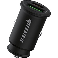 Автомобильное зарядное устройство Senteo Q-02 Ferro Series PD3.0+QC3.0 30W Black