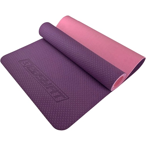 Килимок для йоги EasyFit TPE+TC 6mm Violet/Pink (EF-1924-VP) - придбати в Дніпрі, Україні: ціна, характеристики | інтернет-магазин TOUCH