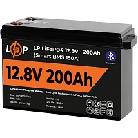 Акумулятор LogicPower LiFePO4 Smart BT 12V (12.8V/200Ah/2560Wh) (Smart BMS 100А) (20198) - придбати в Дніпрі, Україні: ціна, характеристики | інтернет-магазин TOUCH