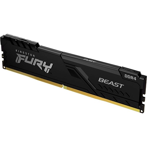 Модуль памяти DDR4 Kingston FURY Beast 16GB 3200 MHz Black (KF432C16BB1/16WP)