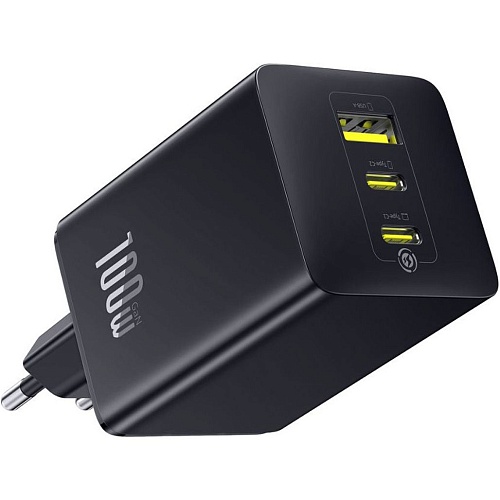 Мережевий зарядний пристрій Baseus EnerFill FE11 100W Black (P10182102123-00) - придбати в Дніпрі, Україні: ціна, характеристики | інтернет-магазин TOUCH